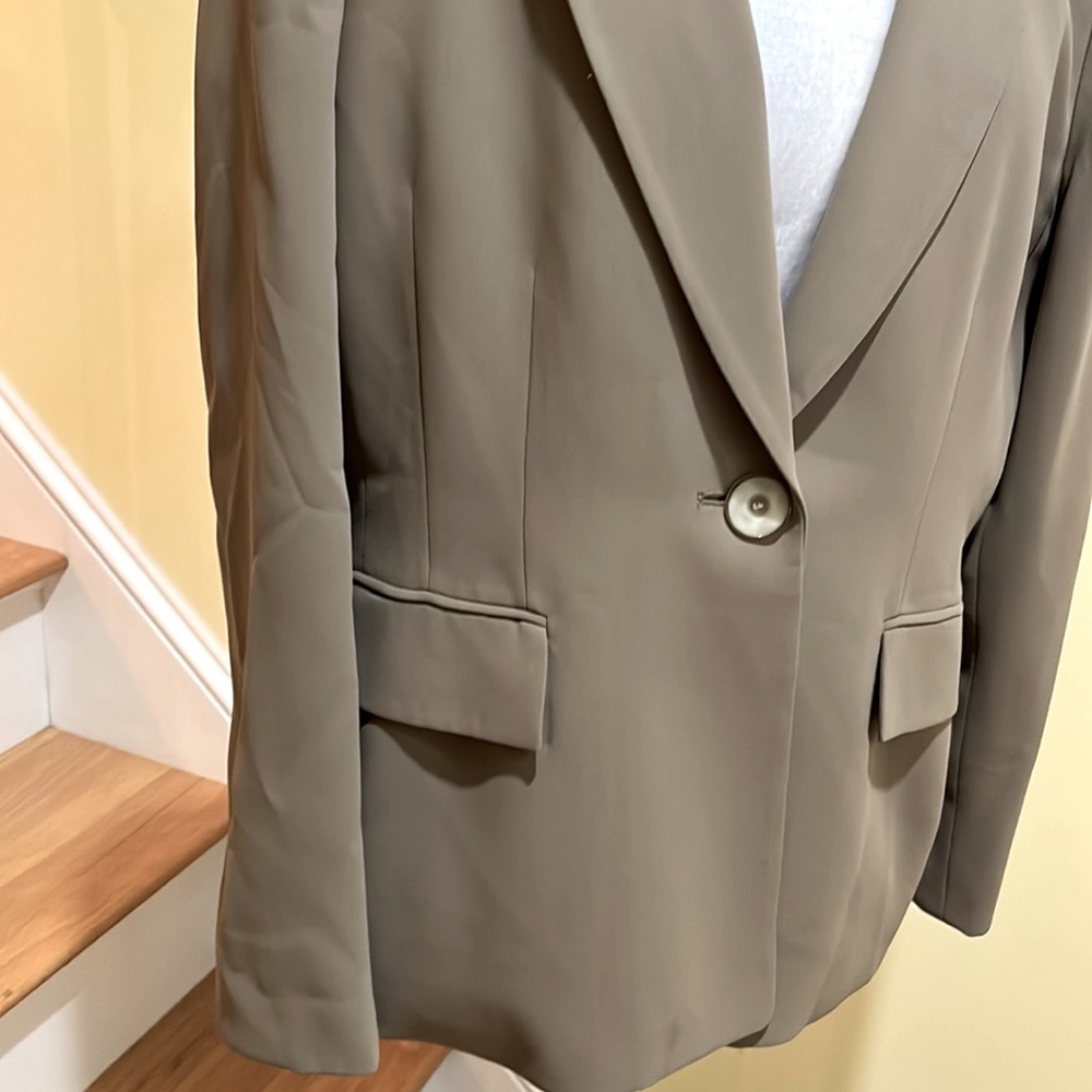 Kasper Sage Single Button Blazer - image 4